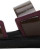 Marni Marni Brown & Burgundy Fussbett Sandals - 3