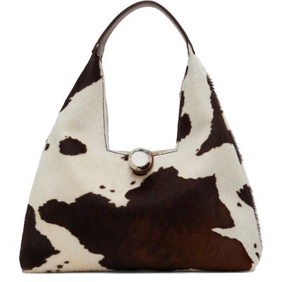 Marni Marni Brown & Off-White Trapeze Mini Bag