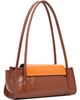 Marni Marni Brown & Orange Leather Trunkette Bag - 3