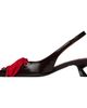 Marni Marni Brown & Red Leather Lace-Up Slingback Heels - 3
