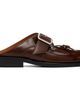 Marni Marni Brown Buckle Sabot Loafers - 1