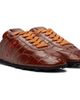 Marni Marni Brown Croc-Effect Leather Softy Soccer Slip-On Sneakers - 4