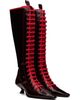 Marni Marni Brown Leather Lace-Up Tall Boots - 4