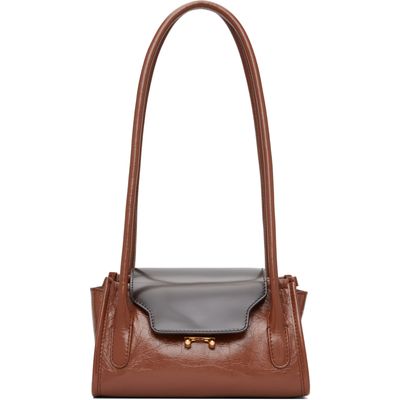 Marni Marni Brown Leather Trunkette Bag