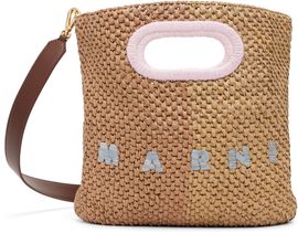 Marni Marni Brown Paper Raffia Seaside Bag