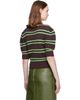 Marni Marni Brown Short Sleeve Striped Crewneck Sweater - 3