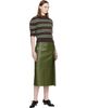 Marni Marni Brown Short Sleeve Striped Crewneck Sweater - 4