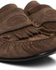 Marni Marni Brown Suede Sabot Fringed Trim Slip-on Loafers - 4