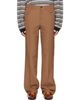 Marni Marni Brown Virgin Wool Trousers - 1