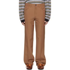 Marni Marni Brown Virgin Wool Trousers