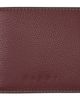 Marni Marni Burgundy Contrast Stitching Leather Bifold Wallet - 1