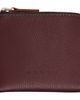Marni Marni Burgundy Contrast Stitching Leather Zip Wallet - 1