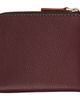 Marni Marni Burgundy Contrast Stitching Leather Zip Wallet - 2