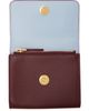 Marni Marni Burgundy 'Marni Mending' Leather Flap Card Holder - 3