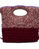 Marni Marni Burgundy Wool Knotty Crochet Bag - 1