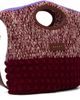 Marni Marni Burgundy Wool Knotty Crochet Bag - 2