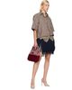Marni Marni Burgundy Wool Knotty Crochet Bag - 4