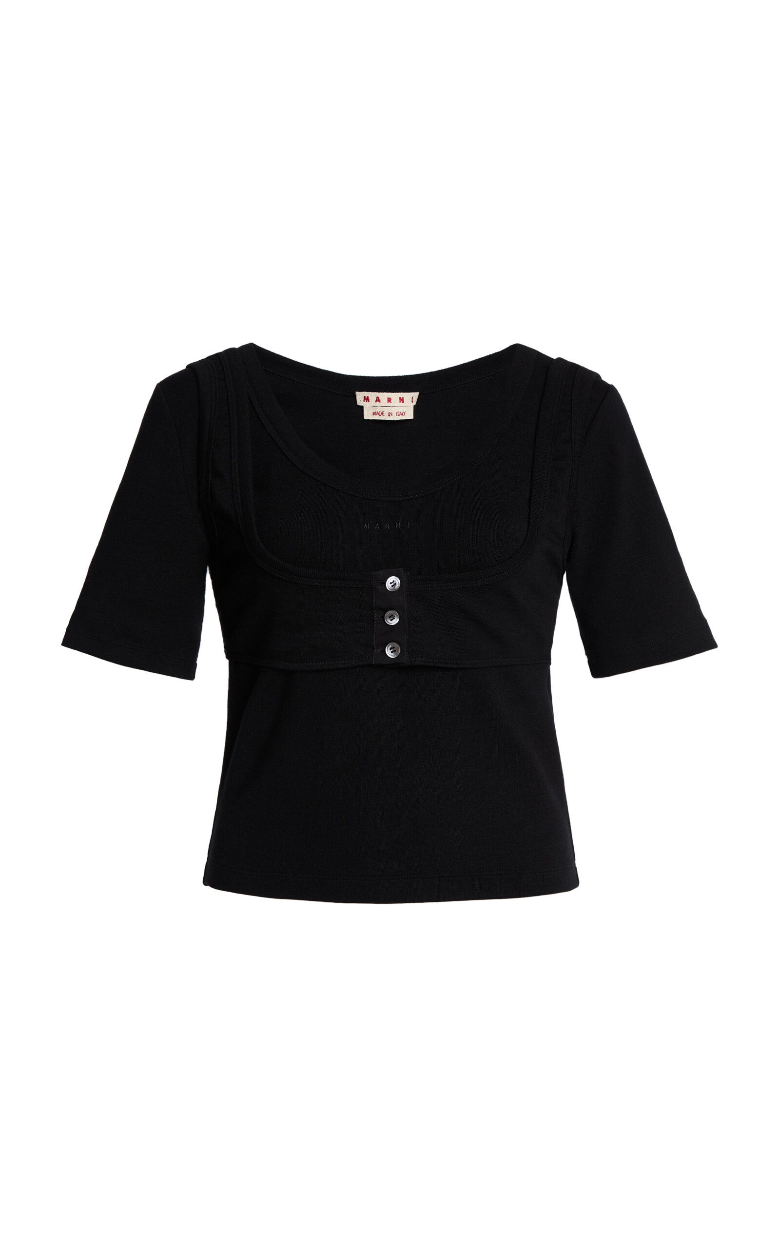 Marni Marni Buttoned Cotton Top