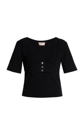 Marni Marni Buttoned Cotton Top