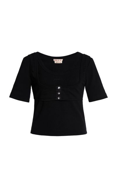 Marni Marni Buttoned Cotton Top