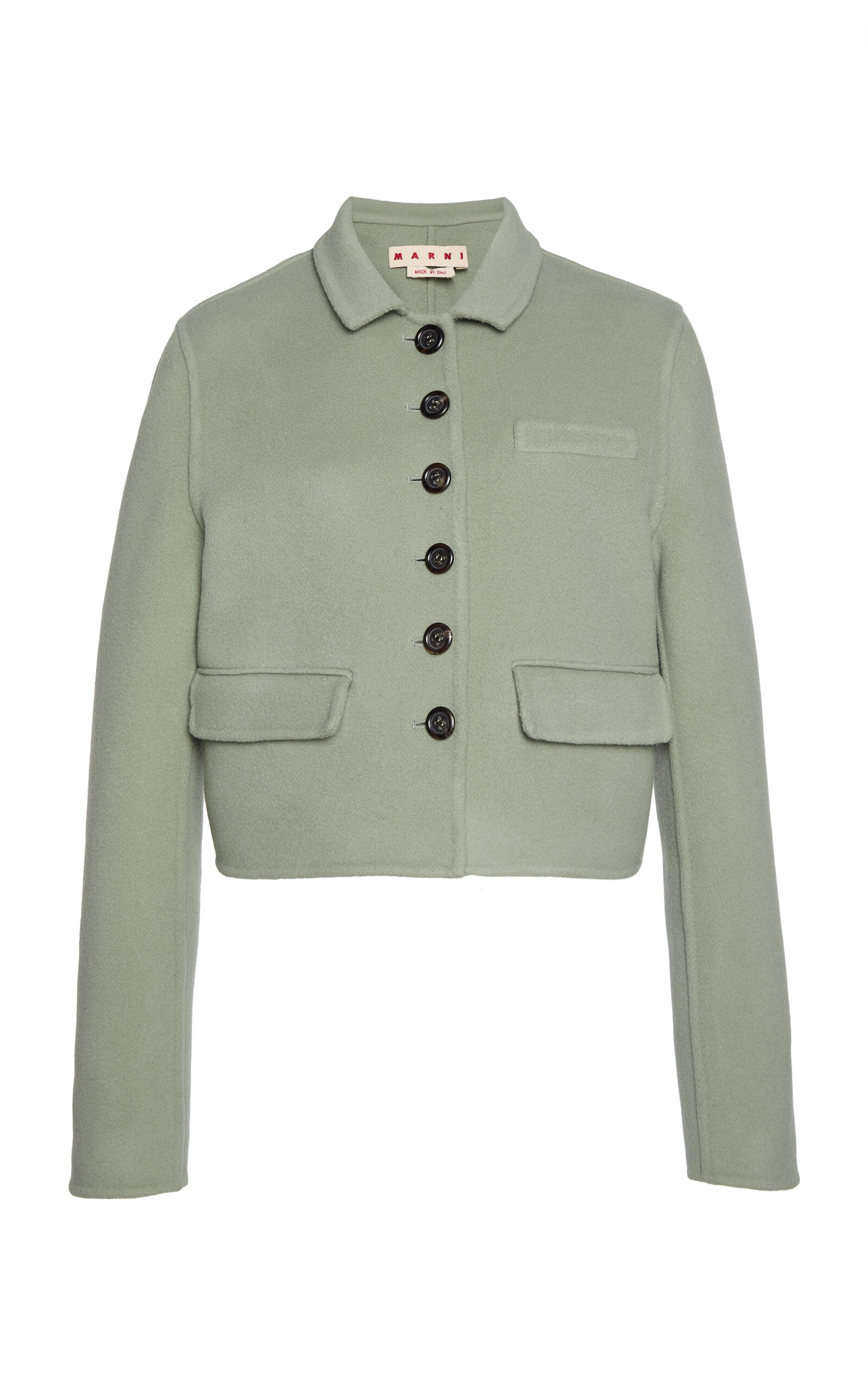 Marni Marni Buttoned WoolCashmere Woven Jacket