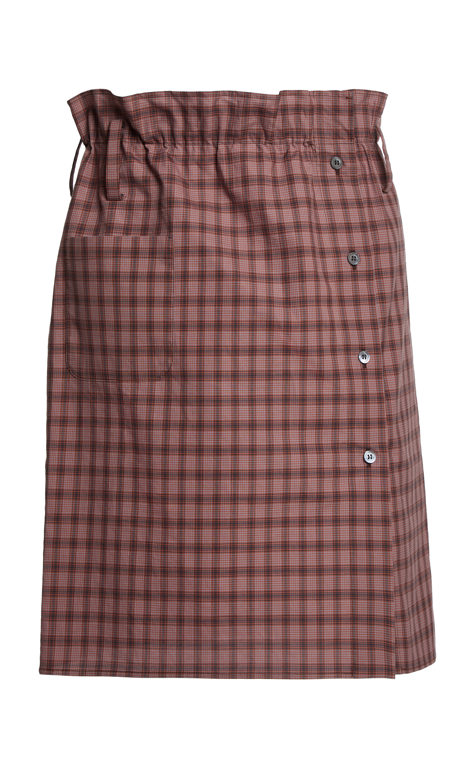 Marni Marni Checkered Cotton Woven Skirt