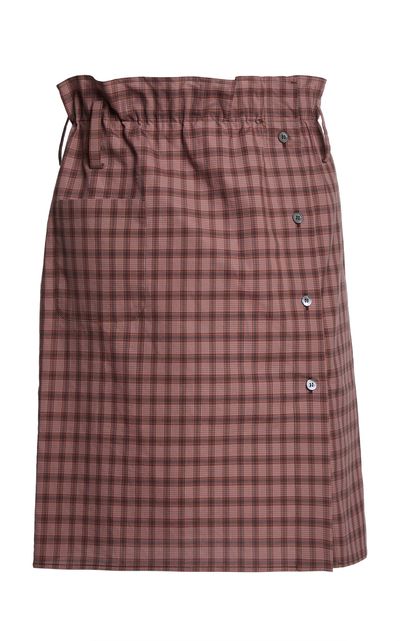 Marni Marni Checkered Cotton Woven Skirt