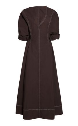Marni Marni Cotton Woven Maxi Dress
