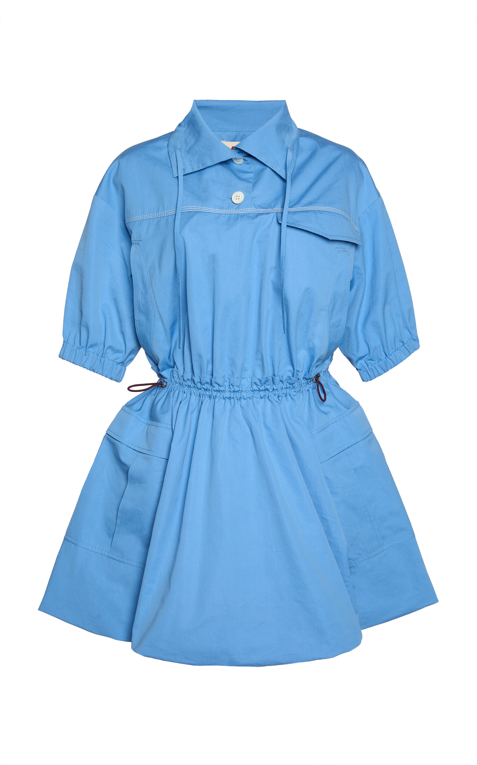 Marni Marni Cotton Woven Mini Dress