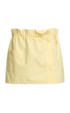 Marni Marni Cotton Woven Mini Skirt