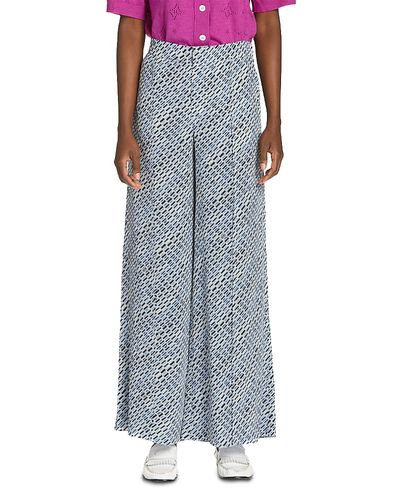 Marni Marni Crepe De Chine Wide Leg Pants