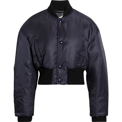 Marni Marni Crop Nylon Bomber Jacket