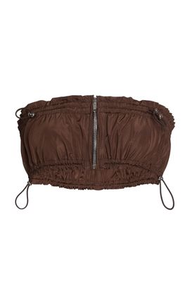 Marni Marni Drawstring Cotton Bandeau Top