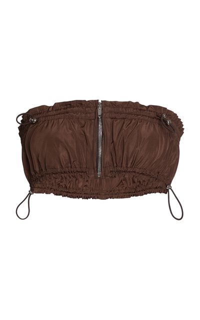 Marni Marni Drawstring Cotton Bandeau Top
