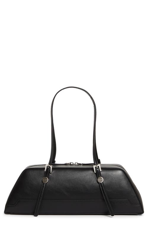 Marni Marni East/West Duffle Leather Shoulder Bag