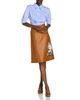 Marni Marni Flared Leather Skirt - 4