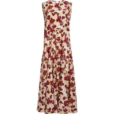 Marni Marni Floral Silk Crêpe de Chine Maxi Dress