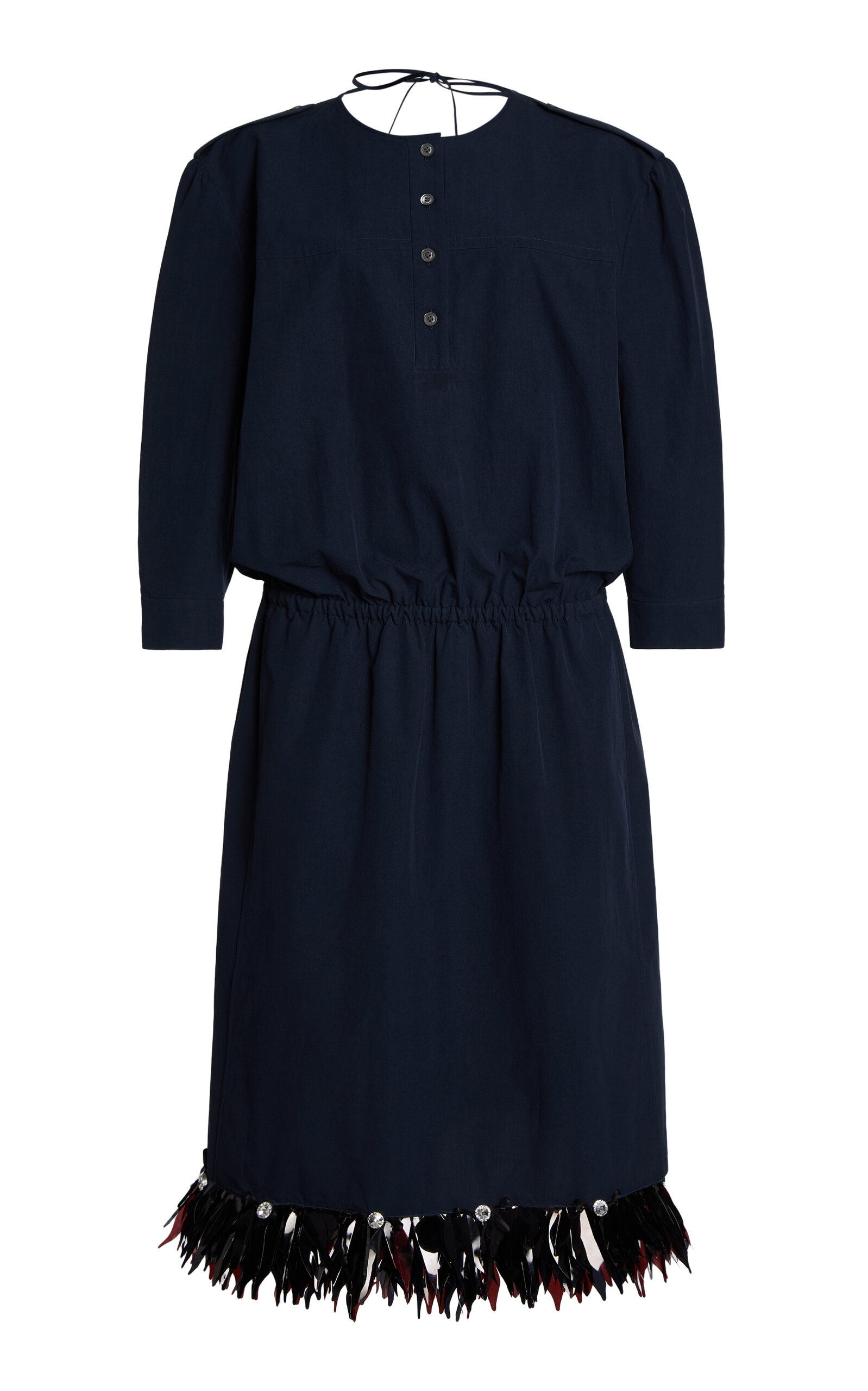 Marni Marni Fringed Cotton Woven Dress