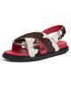 Marni Marni Fussbett Crisscross Sandals LILY WHITE/BROWN - 1