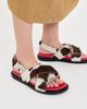 Marni Marni Fussbett Crisscross Sandals LILY WHITE/BROWN - 3