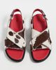 Marni Marni Fussbett Crisscross Sandals LILY WHITE/BROWN - 5