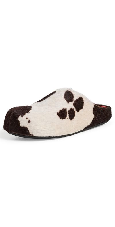 Marni Marni Fussbett Sabot Flats LILY WHITE/BROWN
