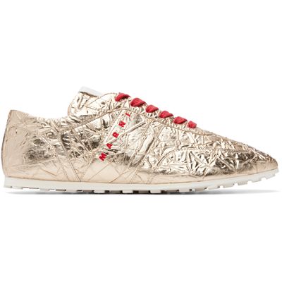 Marni Marni Gold Softy Soccer Sneakers