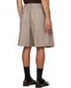 Marni Marni Gray Canvas Pleats Shorts - 3