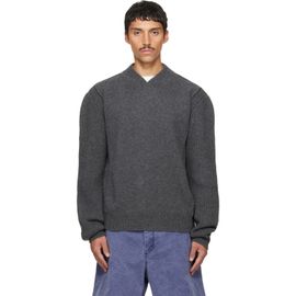 Marni Marni Gray V Neck Sweater