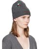 Marni Marni Gray Wool & Cashmere Flower Beanie - 2