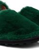 Marni Marni Green Faux-Fur Loafers - 4