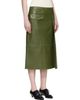Marni Marni Green Pocket Bonded Nappa Leather Midi Skirt - 2