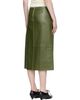 Marni Marni Green Pocket Bonded Nappa Leather Midi Skirt - 3