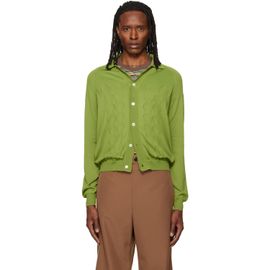 Marni Marni Green Pointelle Cardigan